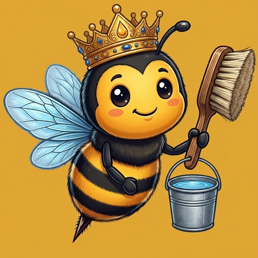 Bea, the Washing Bees mascot